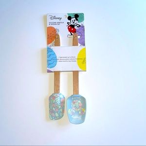 Disney Mickey Mouse Happy Spring 2022 Spatula and Spoon Set 2pc New